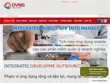 Tablet Screenshot of dvms.vn